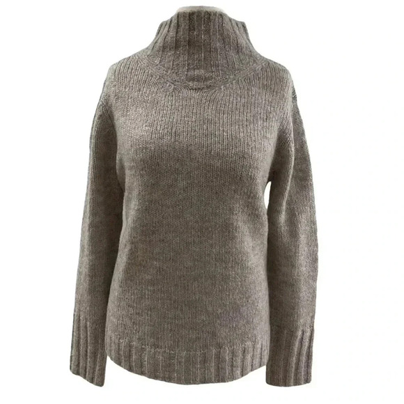 Hartford Alternative Classics Gray Mock Neck sweater - Picture 3 of 12